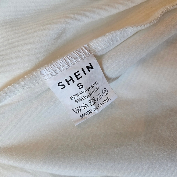 SHEIN Ribbed 90's Long Sleeve Sweater Dress - Picture 6 of 8